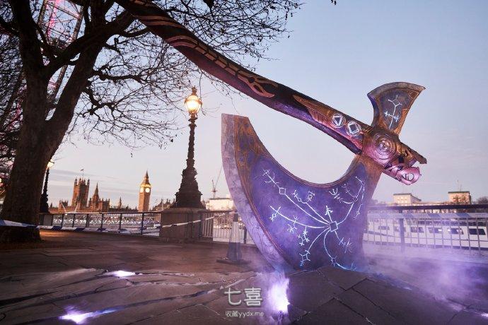奎爷利维坦巨斧现身英国伦敦！